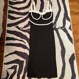 NEW black and white dress